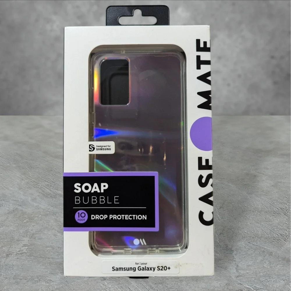Q2. Case-Mate Soap Bubble Case for Samsung‎ Galaxy S20+ - Iridescent